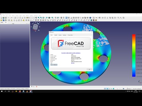 Видео: Обзор FreeCAD МКЭ 1.0.0