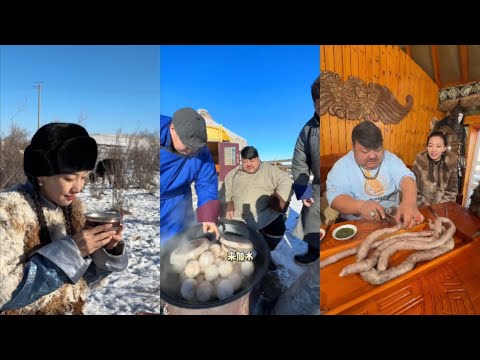 Видео: Монгольская жизнь на пастбищах Энке! Монгольская кухня! Очень длинная версия 7 #кемпинг