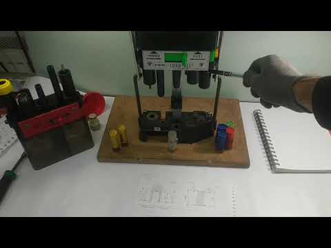 Видео: Настройка матриц 12к  на станке LEE Load all2 и их работа