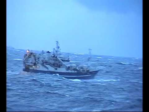 Видео: Последний месяц рейса траулер проекта "Меридиан"  БАТМ "Лазурный" 2003 год.