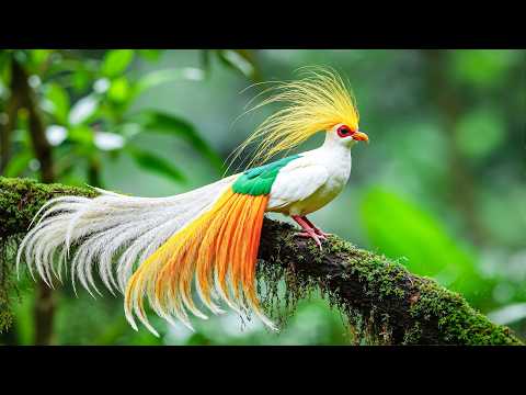 Видео: Самые красивые экзотические птицы на Земле 🐦 | Расслабляющее пение птиц и звуки природы для сняти...