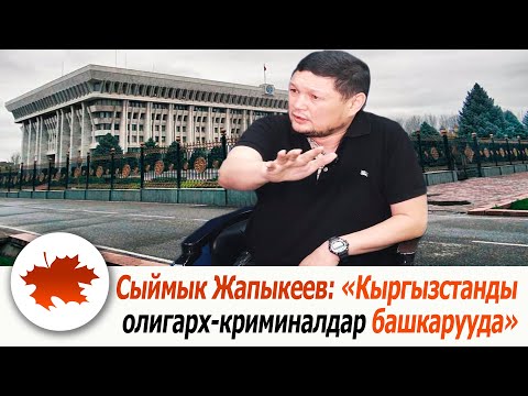 Видео: Сыймык Жапыкеев: "Кыргызстанды олигарх-криминалдар башкарууда"