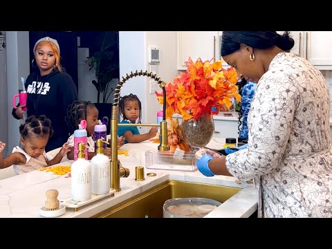 Видео: День из жизни мамы девятерых детей | Курица вяленая на ужин и видеоблог с чатом