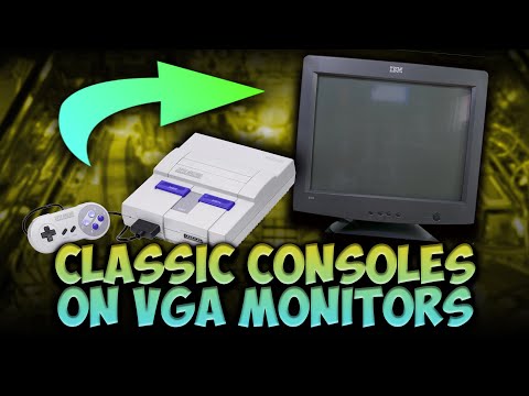 Видео: Классические консоли на VGA-мониторах