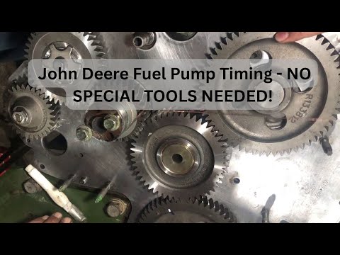 Видео: Установка распределительного механизма John Deere 6068 — специальные инструменты не требуются