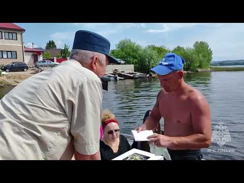 Видео: Сотрудники ГИМС осуществляют патрулирование на водоемах республики