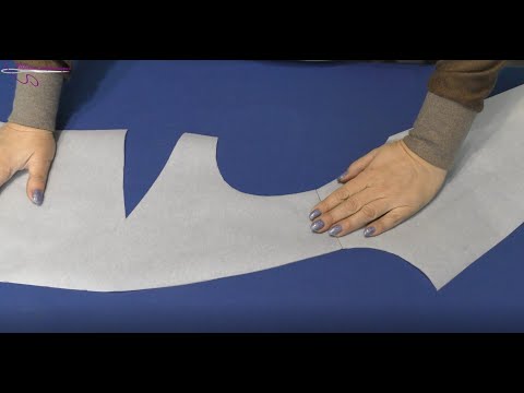 Видео: Как сделать планку у трикотажного кардигана. Часть 1 - моделируем детали под планку