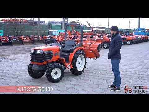 Видео: Огляд японського міні трактор Kubota GB-180 | Тотус-Трактор