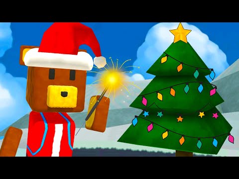 Видео: Супер Мишка Кид vs Мини Босса #102 Новогоднии мисии Super Bear Adventure на пурумчата