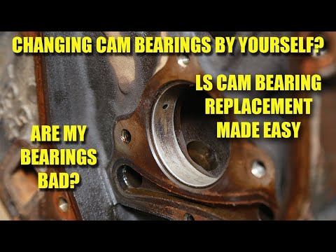 Видео: Как установить новые подшипники кулачкового вала в двигатель LS