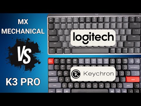 Видео: Logitech MX Mechanical Mini против Keychron K3 Pro | Решающее противостояние клавиатур!