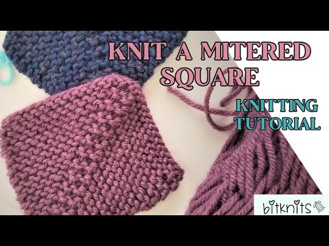 Видео: КАК: Вязать квадрат со скошенными краями!! Урок по вязанию — отлично подходит для начинающих!