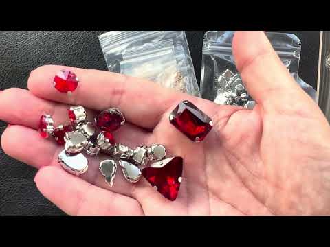 Видео: Распаковка посылки кристаллы со ссылками #алиэкспресс #распаковкасалиэкспресс #материалы 