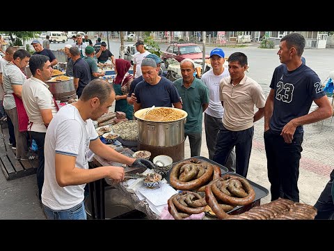 Видео: Как УЗБЕКИ ЗАВТРАКАЮТ в 5 утра? Каллапоча Нохат Хасип — Популярная Уличная ЕДА