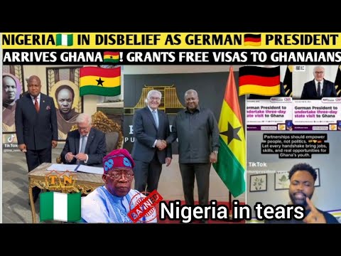 Видео: НИГЕРИЯ🇳🇬 В НЕДОУМЕНИИ: ПРЕЗИДЕНТ ГЕРМАНИИ🇩🇪 ПРИБЫЛ В ГАНУ🇬🇭! ПРЕДОСТАВЛЯЕТ БЕСПЛАТНЫЕ ВИЗЫ ГРАЖД...