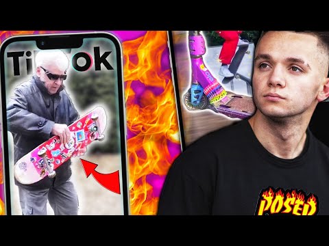 Видео: ПОСЛЕДНИЕ СКЕЙТЕРЫ В ТИК ТОК! КРИНЖ САМОКАТЕРЫ!