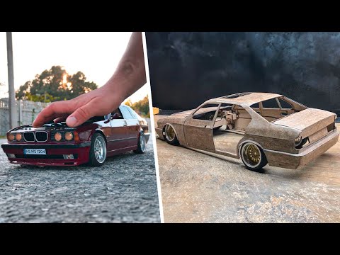 Видео: КАК СДЕЛАТЬ МАШИНУ ИЗ КАРТОНА? BMW E34(RC)