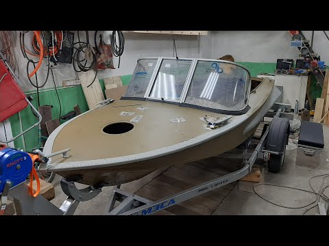 Видео: ВОТ КАК МОЖНО МОДЕРНИЗИРОВАТЬ ЛОДКУ! Сборка Обь-1 после капитального ремонта