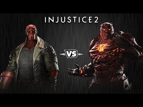 Видео: Injustice 2 - Хэллбой против Атроцитуса - Intros & Clashes (rus)