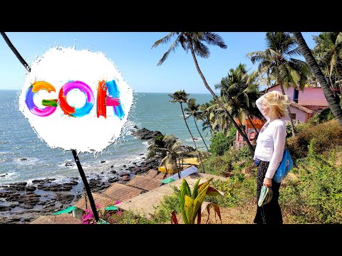 Видео: Арамболь, местный рынок, дегустация индийских блюд.