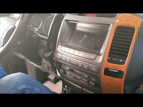 Видео: Установка магнитолы в стиле тесла на Lexus GX470 Toyota Land Cruiser Prado 2002-2009 tesla