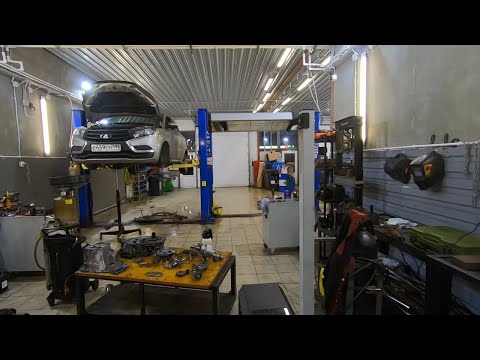 Видео: Ремонт робота на Лада Икс Рей 1.8 | Хруст роботизированной коробки передач Lada XRay