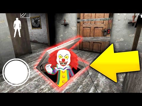 Видео: КОНЦОВКА ПРОТИВ КЛОУН ПЕННИВАЙЗ СОСЕД ГРЕННИ - Clown Neighbor Granny Escape