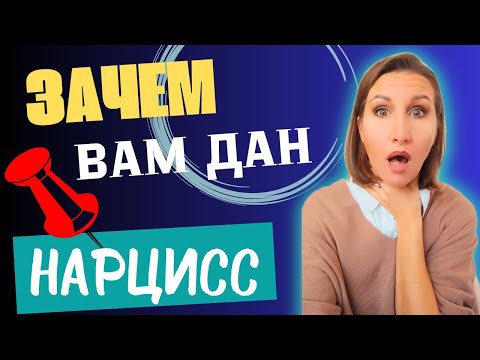 Видео: Зачем вам дан нарцисс? Какие уроки извлечь из отношений с нарциссом