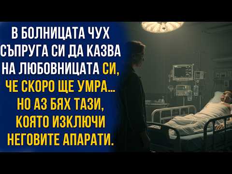Видео: Той каза на любовницата си, че скоро ще умра… Но АЗ бях тази, която изключи апаратите му!