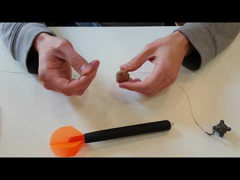 Видео: Самоделка для маркерного поплавка (поводок со 2-ым поплавком из пробки для измерения глубины в илу).