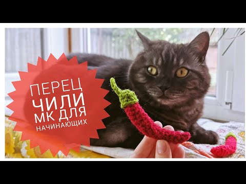 Видео: 🌶️ Перец ЧИЛИ крючком / Подробный МК