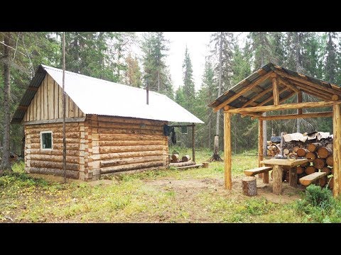 Видео: Восемь дней в тайге. Одиночный поход по северной реке. Крутая лесная изба. Охота и рыбалка | часть 2