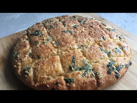 Видео: Хлеб с чесноком и луком / Безглютеновые рецепты