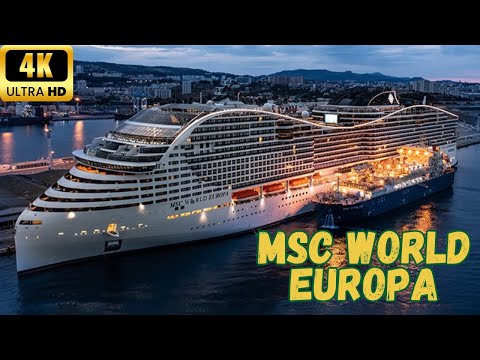 Видео: 【4K】MSC World Europa: Посадка - Экскурсия по Каютам - Завтрак, Обед и Ужин - 60 fps (Полная Версия)