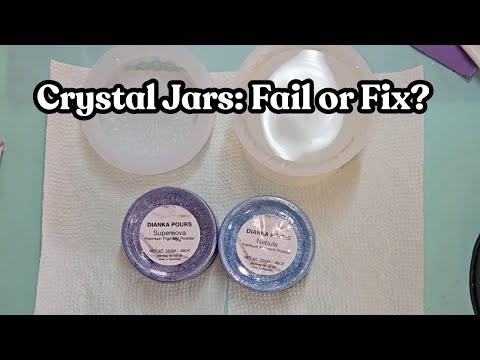 Видео: Я попробовал сделать хрустальные банки из смолы… Вот что пошло не так!