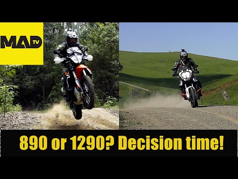 Видео: Сравнение тестов 2021 KTM1290 Super Adventure и KTM 890 Adventure R