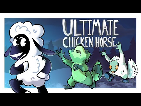 Видео: ТЕПЕРЬ МОИ ДРУЗЬЯ ЗОМБИ! УГАРНЫЙ ПАРКУР - Ultimate Chicken Horse