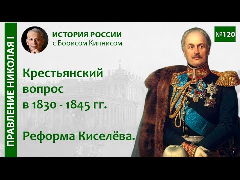 Видео: Крестьянский вопрос в 1830 - 1845 гг. Реформа П.Д. Киселёва / лектор - Борис Кипнис / №120