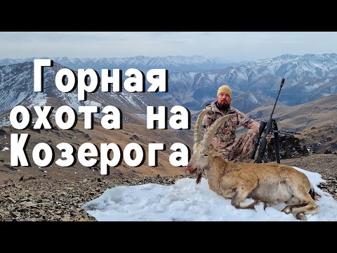 Видео: Горная охота на Козерога. Mountain hunting for ibex.