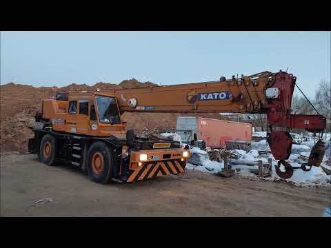 Видео: Кран пневмоколесный Kato SS-350