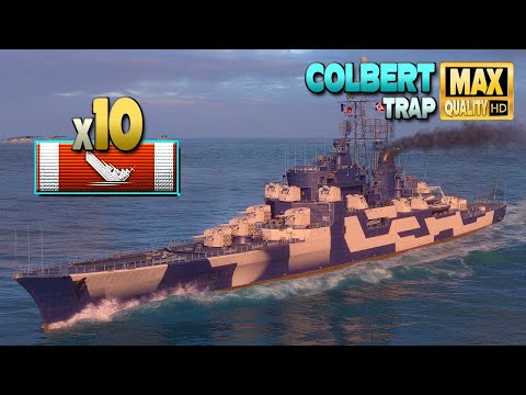 Видео: крейсер Colbert с уникальной игрой - World of Warships