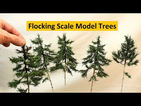 Видео: Масштабная модель дерева, состоящая из ветвей, сложенных и изогнутых, для реалистичной модели жел...