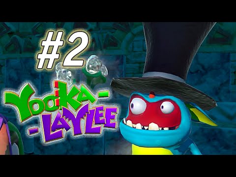 Видео: Странный шляпочник ▬ Yooka Laylee ►(#2) Прохождение