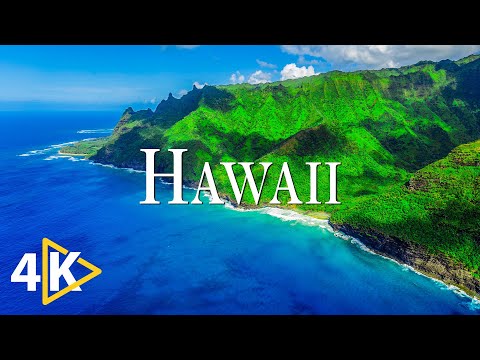 Видео: FLYING OVER HAWAII (4K UHD) — успокаивающая музыка и красивые видеоролики о природе