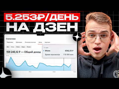 Видео: + 160 000 рублей (показываю) | Как заработать на Дзен в 2025 году? Правильное создание канала