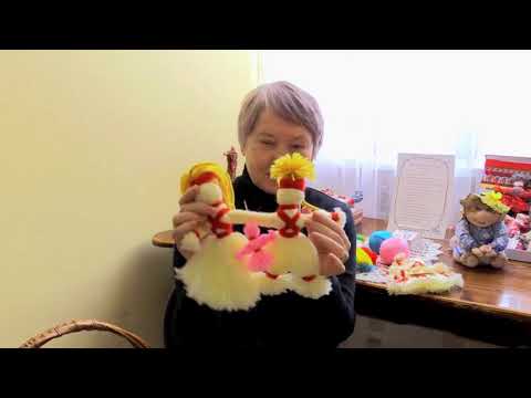 Видео: Как делается обрядовая кукла из ниток показывает мастер ДПИ