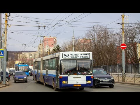 Видео: Mercedes-Benz 0405G ВЕ 835 64 Маршрут №284Б г.Энгельс