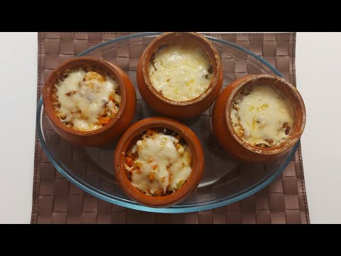 Видео: Картофель с грибами в горшочках/Жульен с грибами. Невероятно  вкусный обед или ужин 😋 Посылка