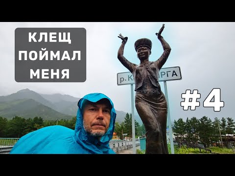 Видео: Бегу в АРШАН вдоль реки БУГАТАЙ | Поймал и вытаскиваю клеща | День 4