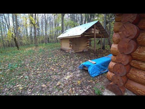 Видео: Приехали парни и дело пошло | Завез материал для баньки | Занимаюсь старой избой | Быт в тайге